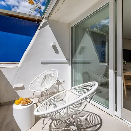 דירה Ar4 Cosy, One-bed With Sea Views אסטפונה